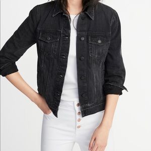 Old Navy Black Jean Jacket